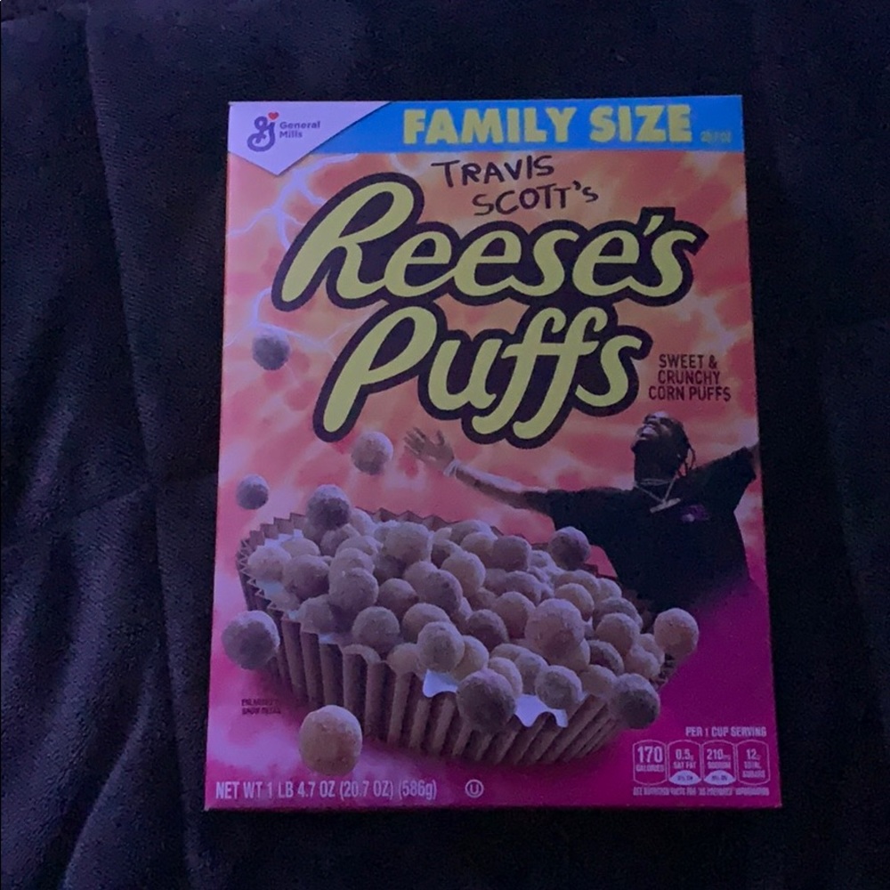 Travis Scott cereal box